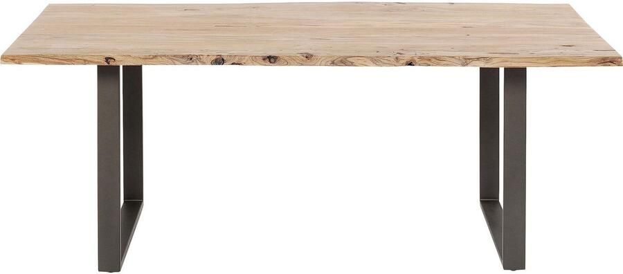 Kare Design Eettafel Harmony 180x90cm acacia staal