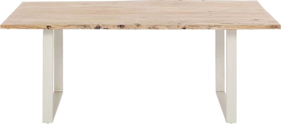 Eettafel Harmony Zilver 160x80cm Kare Design