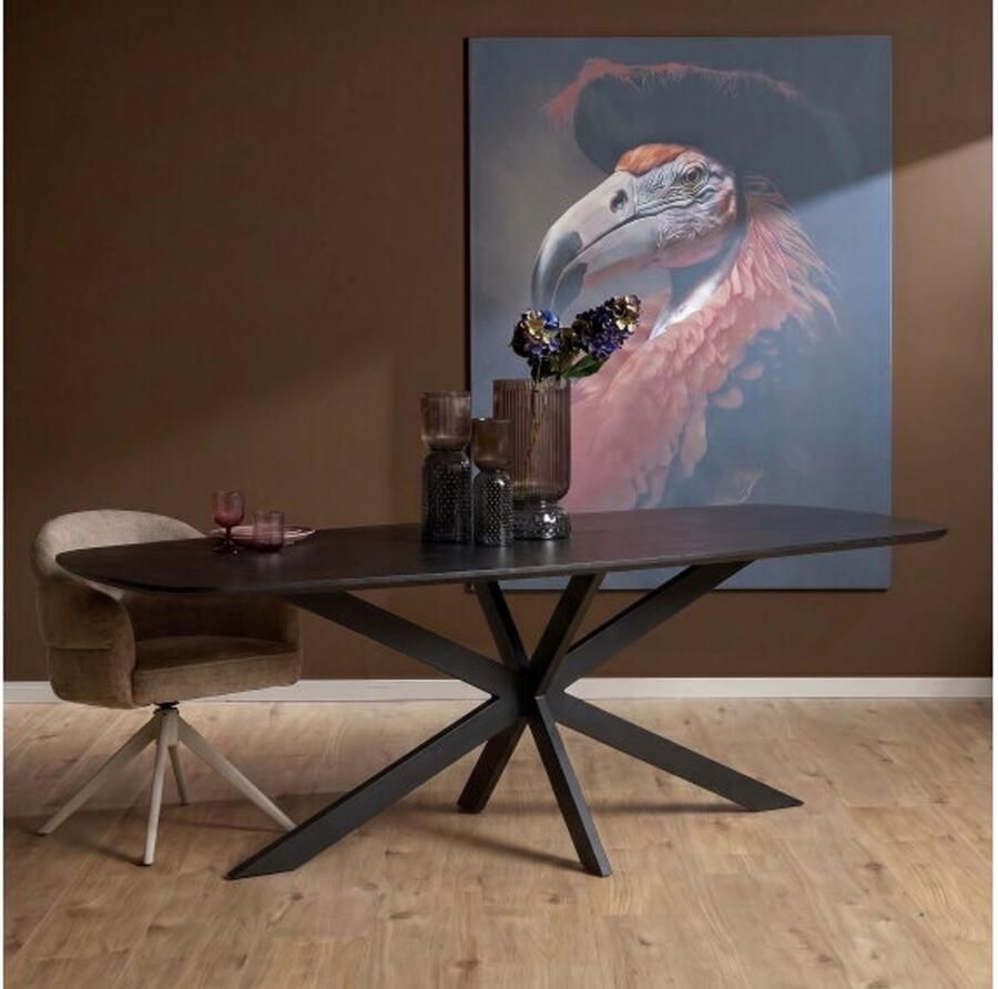 Starfurn Eettafel Elegance Black | Deens ovaal | 200x100 cm STF-503 - Foto 2