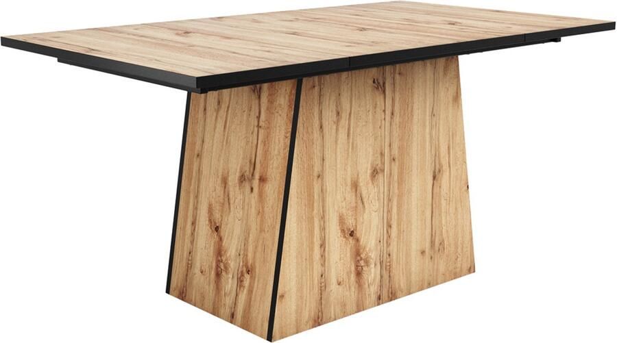 Eettafel Moderne houten keukentafel Multifunctionele tafel geschikt voor 4-6 personen geschikt voor woonkamer keuken ontbijttafel eetkamer 138 5×80×75 cm Houtkleur