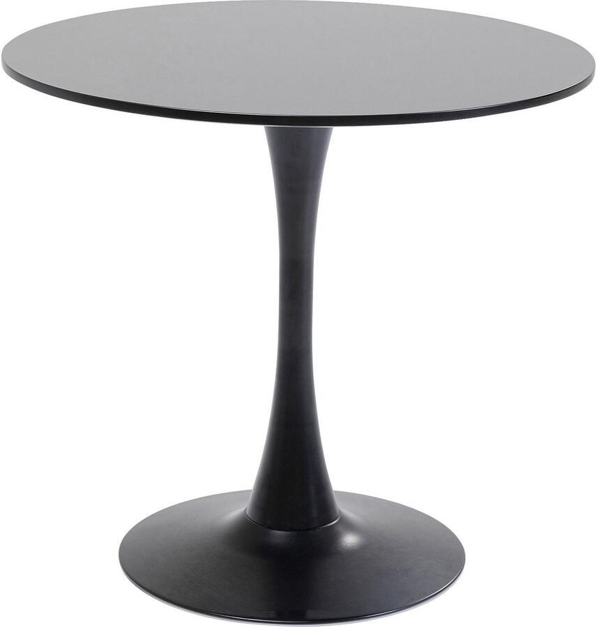 Kare Design Eettafel Schickeria Ø80cm zwart