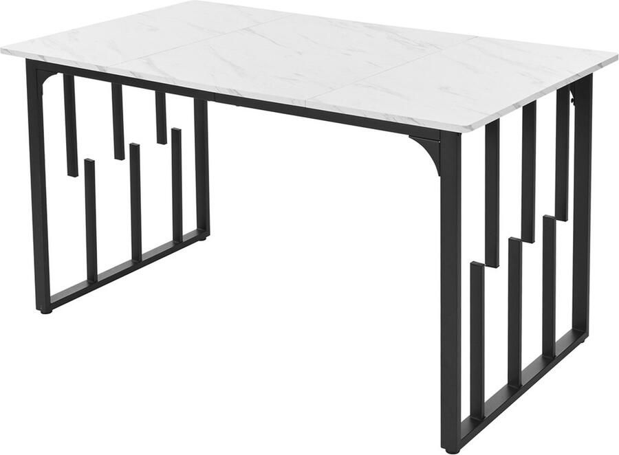 Zonder merk Gotagee Eettafel tafel bureautafel werktafel rechthoekige tafel 140x80 cm