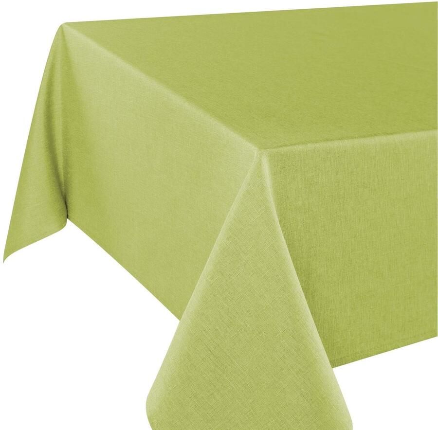 Effen groen tafelkleed modern 1 stuk 140x220 cm 100% polyester