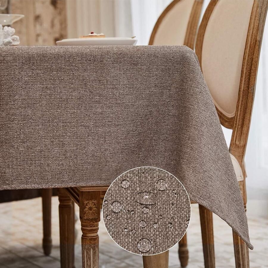Effen Tafelkleed Klassiek en veelzijdig 1 stuk Linnen