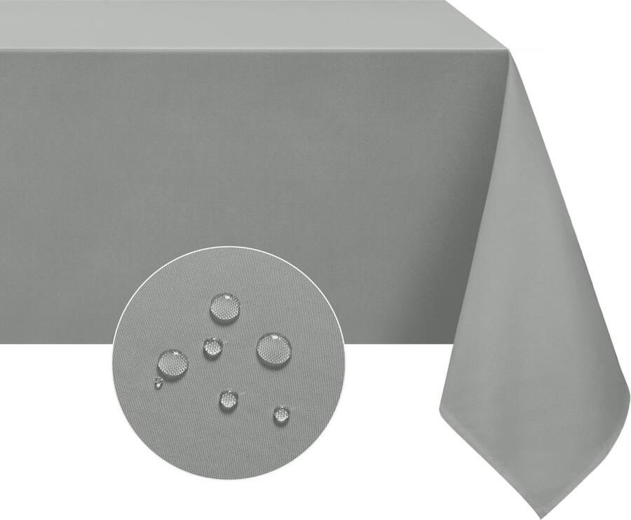 Effen Tafelkleed Vlekbestendig en Waterdicht 1 stuk Microvezel