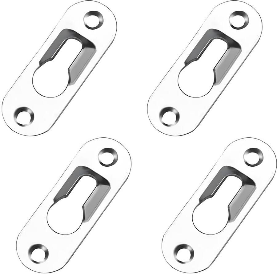 EIHI 40 stuks sleutelgathanger plankophanging lenskop passend kasthanger sleutelgatsluitingen voor fotolijsten spiegels kasten