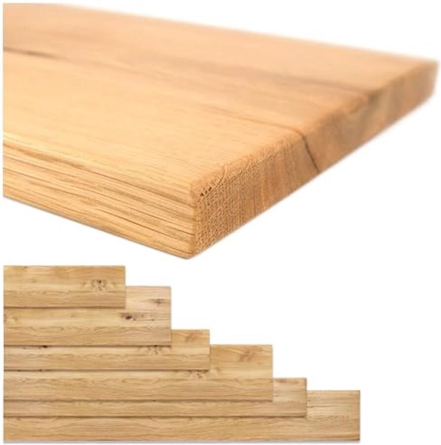 Massief Houten Wandplank Multifunctionele Plank voor Keuken en Decoratie Rustiek Design