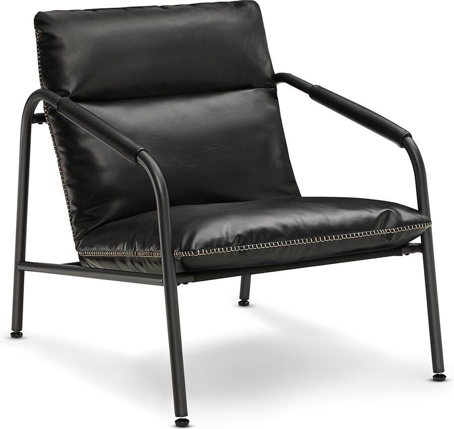 EKHO Armleuningstoel Loungestoel Accentstoel Metalen frame 90 cm x 74 2 cm x 90 cm