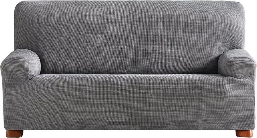 Elastic Sofa Hoes 2-zits Polyester-Katoen grijs 37 x 29 x 7 cm Aquiles