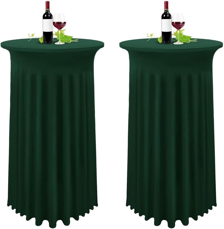 Elastisch Spandex Tafelkleed Elegant en Ondersteunend Set van 2