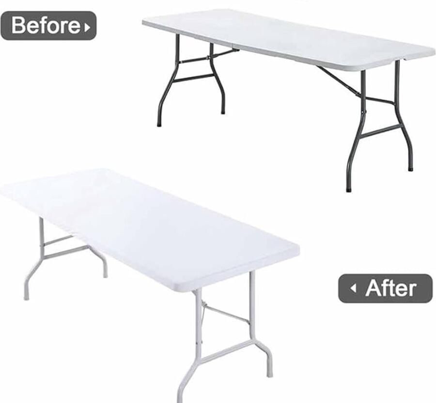 Elastisch tafelkleed Rood Spandex 183 x 76 cm