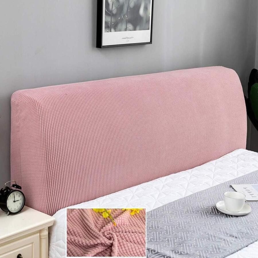 Elastisch vlies hoofdbord voor bed hoofdeinde decoratie printpoeder tweepersoonsbed wasbaar 150-170 cm