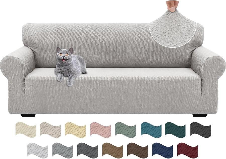 Elastische Bankhoes 3 Zits Rekbare Sofahoes Voor Complete Bescherming