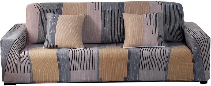 Ibenzoa Premium Elastische Bankovertrek – 1234Zits Antislip Bloemprint Meubelbescherming