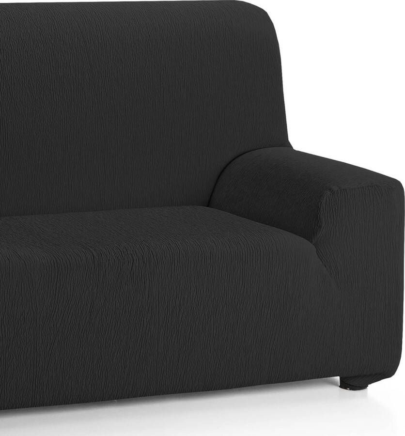 Elastische bankhoes model Emilia 2 plaatsen zwart