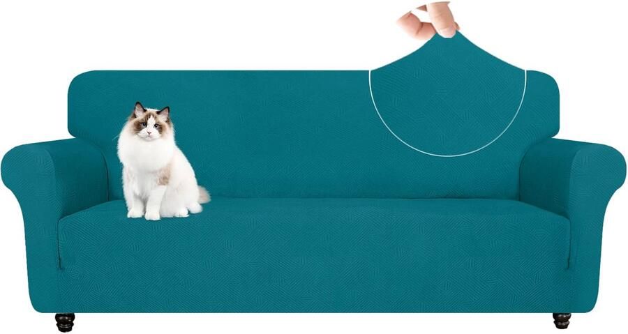 Elastische bankhoes voor 3-zits banken met modern geometrisch ontwerp