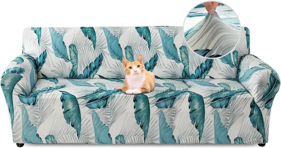 Elastische Bankhoes voor 3-zits Sofa Antislip Vuilafstotend Comfortabele Stof Perfect voor Modern Wonen