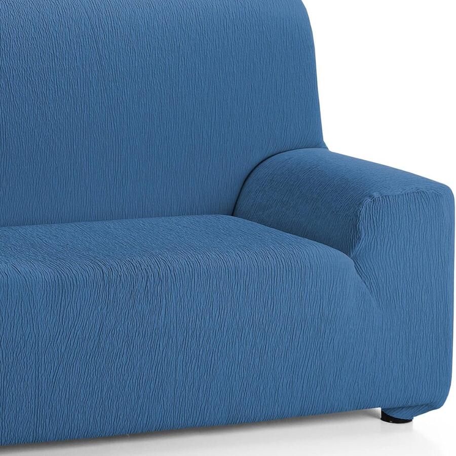 Elastische Bankhoes voor 3-Zitsbank Blauw Stijlvolle en Beschermende Stretchhoes