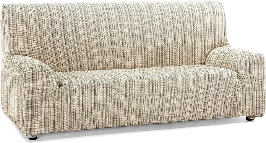 Bankovertrek elastisch 4 plaatsen 240 a 270 cm de ancho beige