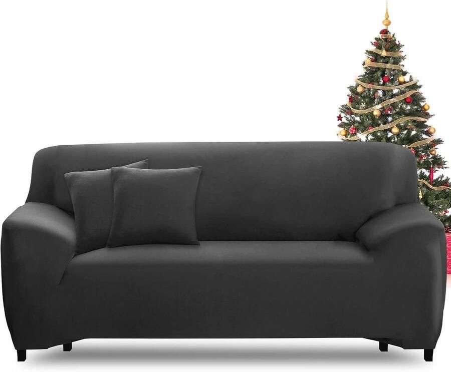 Elastische bankovertrek 4-zitsbank met armleuningen Wasbaar en Antislip Universele Stof