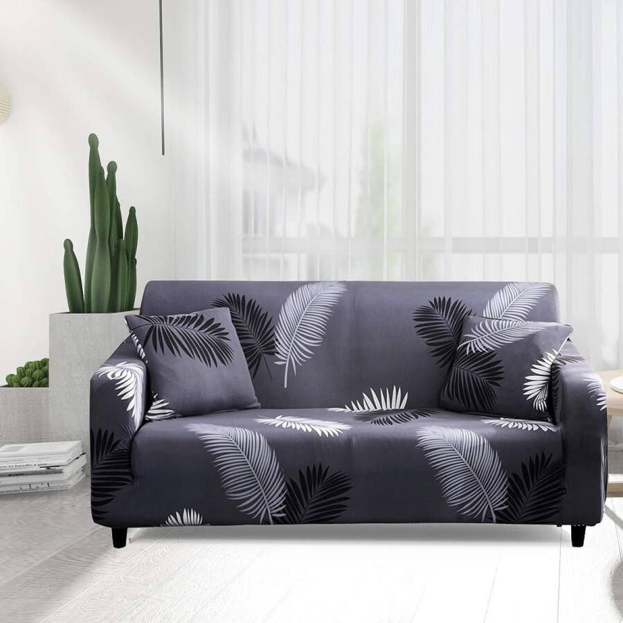 Elastische bankovertrek sofa-overtrek 1- 2- 3- 4-zits bankovertrek sofa-afdekking patroon hoezen voor L-vormige bank fauteuils in verschillende maten en kleuren - Foto 2
