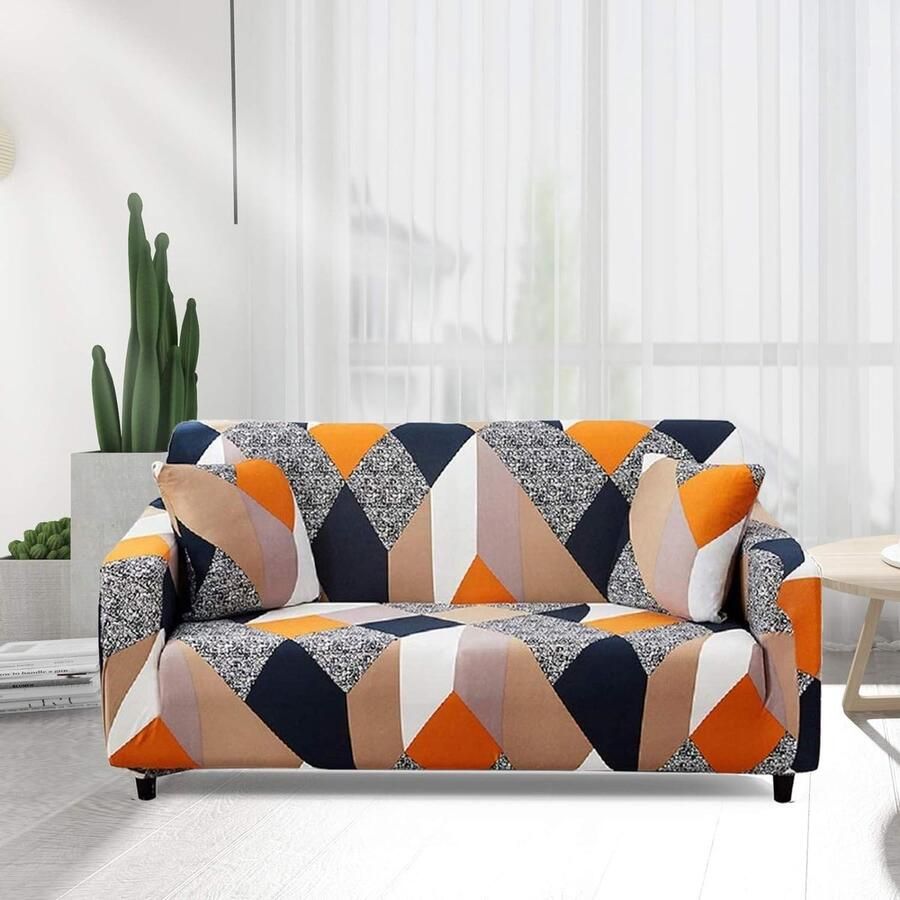 LaagPol dun tapijt patchwork met bloemen zigzag patroon campagne modern onderhoudsvriendelijk woonkamer slaapkamer eetkamer hal rood Zwart oranje turquoise blauw afmetingen: 80 x 150 cm - Foto 2