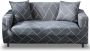 Elastische bankovertrek sofa-overtrek 1- 2- 3- 4-zits bankovertrek sofa-afdekking patroon hoezen voor L-vormige bank fauteuils in verschillende maten en kleuren - Thumbnail 1
