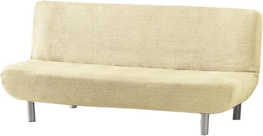 Waterdichte Bankhoes met Opbergvakken 3 Zitplaatsen (170 CM) Gequilte Gevoerde Antikras Crème Wit - Foto 5