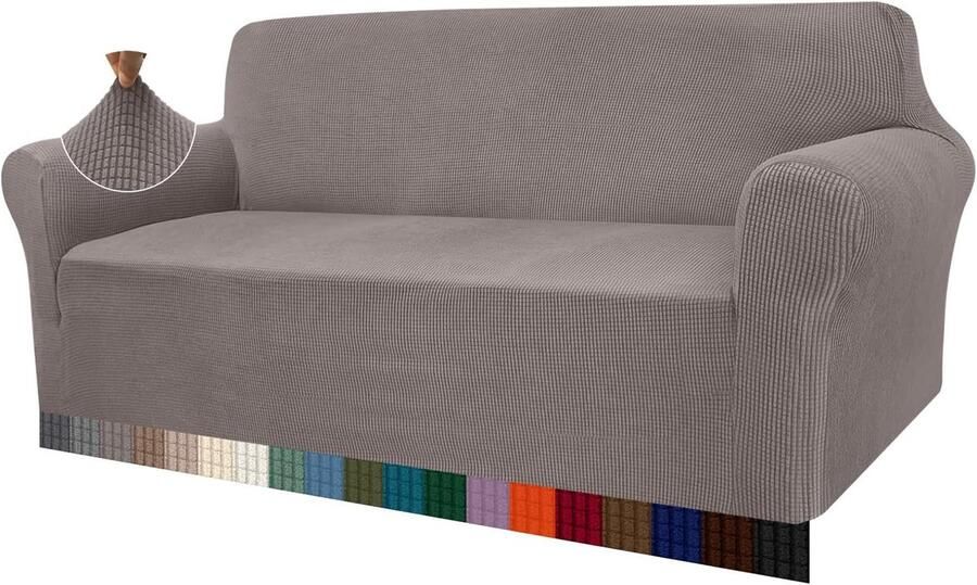 Elastische moderne bankovertrek jacquard wasbaar geschikt voor 3-zits banken Bescherming tegen huisdieren en slijtage