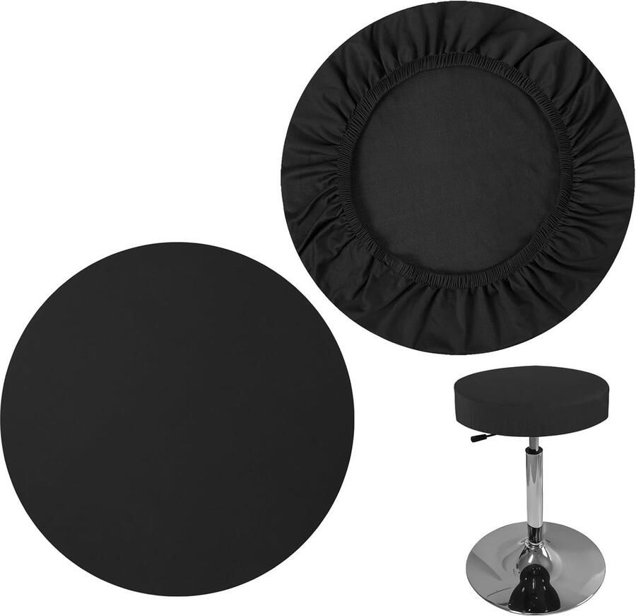 Elastische ronde krukhoes Beschermende kussensloop voor barkrukken en eetkamerstoelen