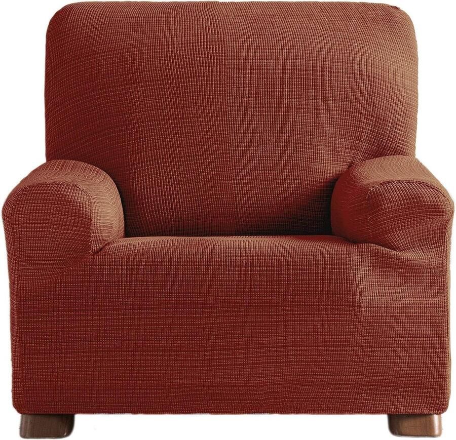 Elastische Sofa Cover Oranje 1-Zitplaats Polyester-Katoen Afmetingen 37 x 29 x 5 cm