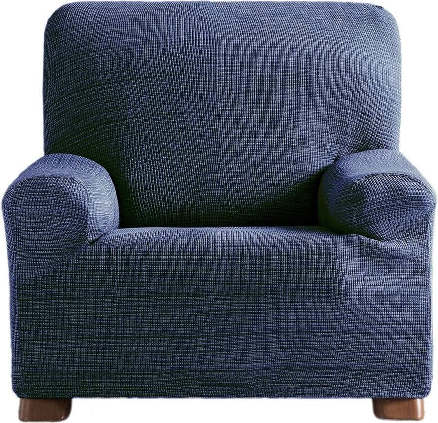 Elastische Sofa Cover Blauw 1-Seat Polyester-Katoen 37 x 29 x 5 cm