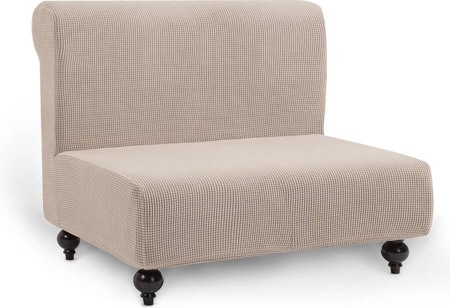 Elastische Spandex 2-Zits Bankhoes Zonder Armleuningen Antislip en Rekbaar