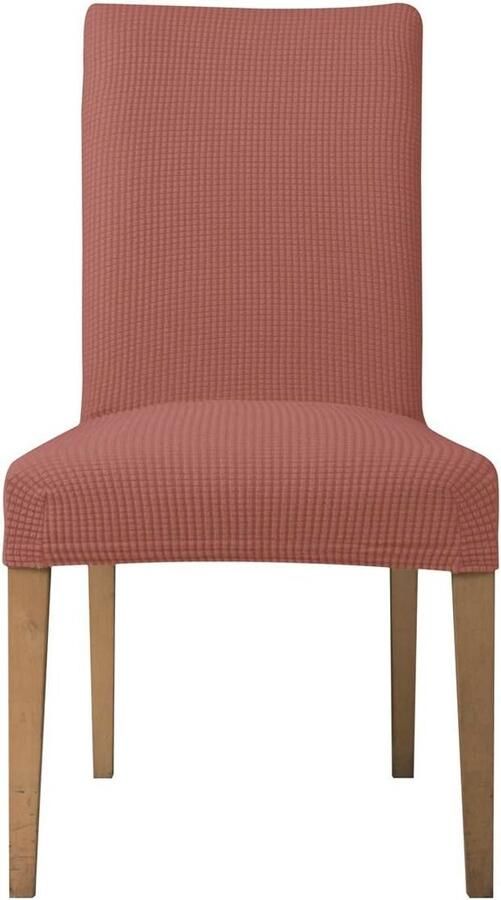 Elastische Stoelhoezen 6 Stuks Stretchhoezen voor Bruiloft en Feesten Koraalrood