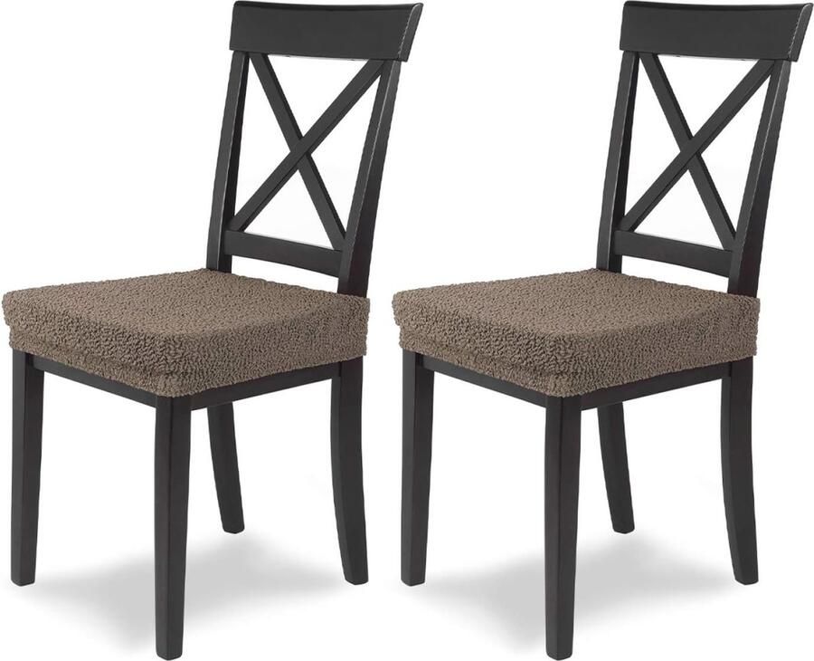 Elastische Stoelhoezen Set van 2 Elegant en Beschermend voor Eetkamerstoel Bureau en Meer