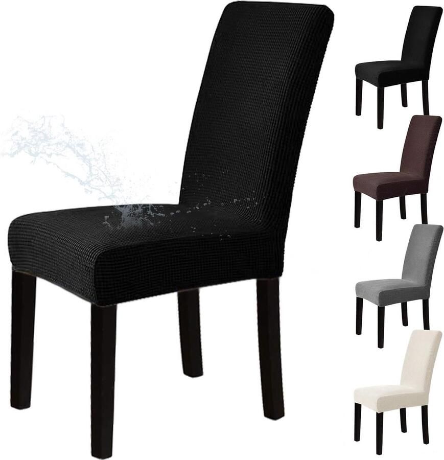 Luvetrex Elastische Stoelhoezen Set van 2 voor Feesten Hotels en Eetkamers