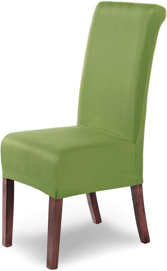 Elastische Stoelhoezen Set van 6 voor Vrijdragende Stoelen Microvezel Stretchhoezen