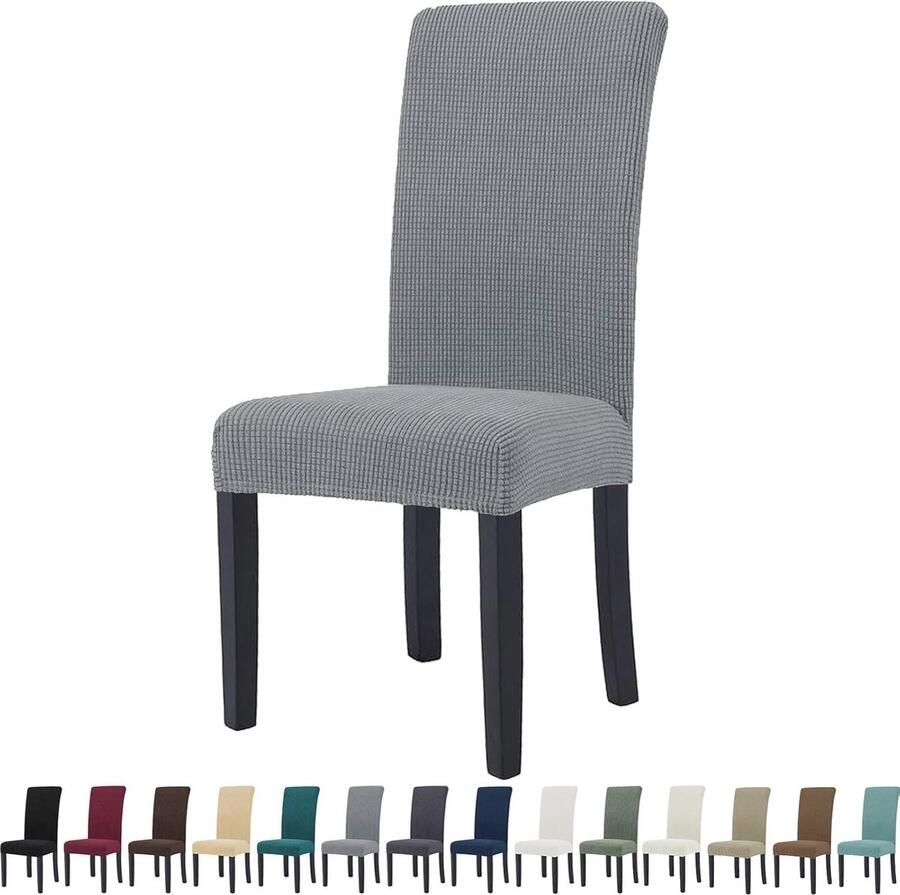 Elastische Universele Stoelhoezen 2 Stuks Wasbaar en Verwijderbaar voor Eetkamer en Feest