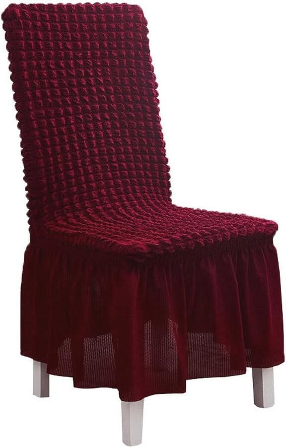 Universele Stretch Stoelhoezen Jacquard Hoes voor Eetkamerstoelen Wasbaar en Strijkvrij