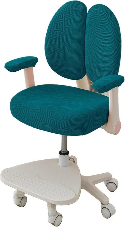 Elastische Stoelhoezen voor Bureau- en Gamingstoelen Met Armleuning Bescherming Donker