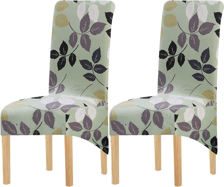 Elastische Stoelhoezen voor Eetkamerstoelen Stretch Hoezen voor Bruiloften en Feesten (2 4 6 Stuks)