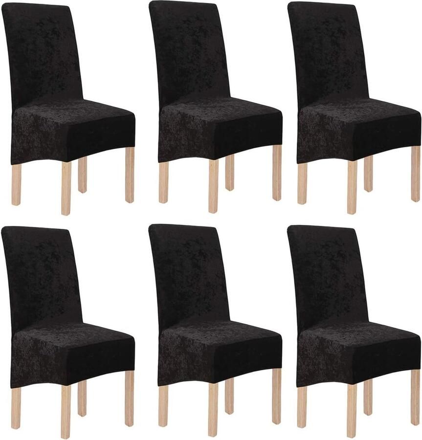Elastische Stoelhoezen voor Eetkamerstoelen XL 2 4 6 Stuks Beschermende Hoezen voor Bruiloft Diner en Feest