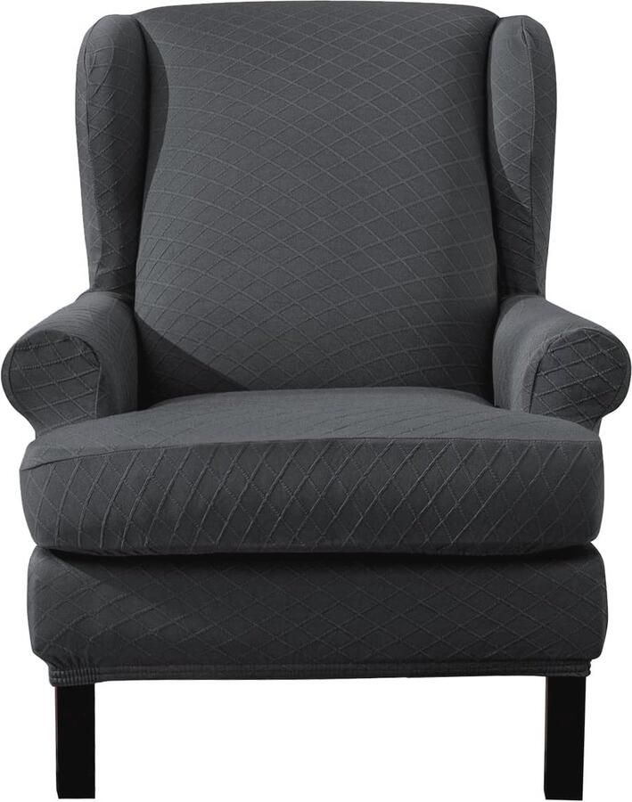 Verstelbare vogelkooi-afdekking voor grote kooien 2 stuks zwart