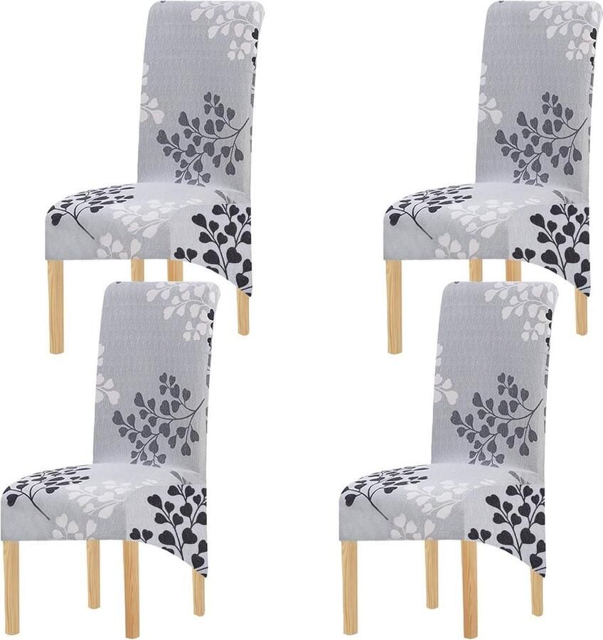 Elastische stretch stoelhoezen voor eetkamerstoelen 2 4 6 stuks Moderne bekleding voor bescherming en decoratie