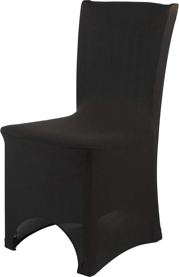 Elastische Zwarte Stoelhoezen voor Bruiloften en Feesten