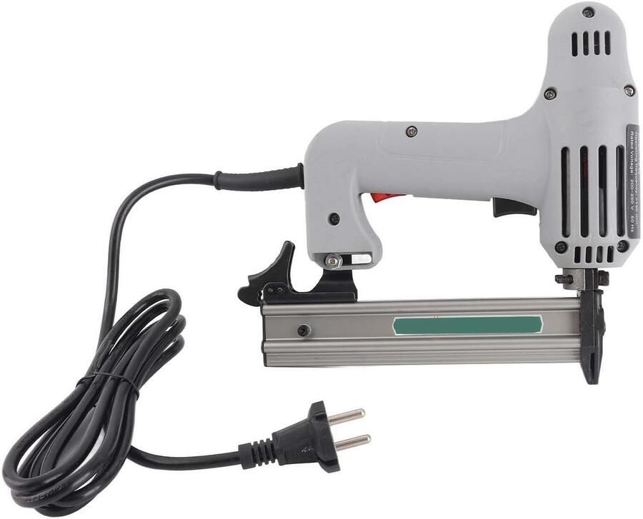 Electric Nail Gun Lightweight Staple Gun Efficient Nailing For MDF Nailing Material For Wooden Furniture ion For Exhibition Construction And So On Pneumatic Shooting Hammer