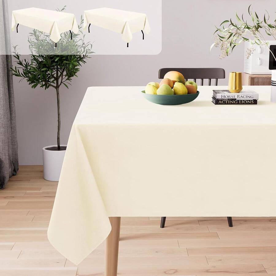 Elegant tafelkleed duurzaam en onderhoudsvriendelijk 1 stuk polyester