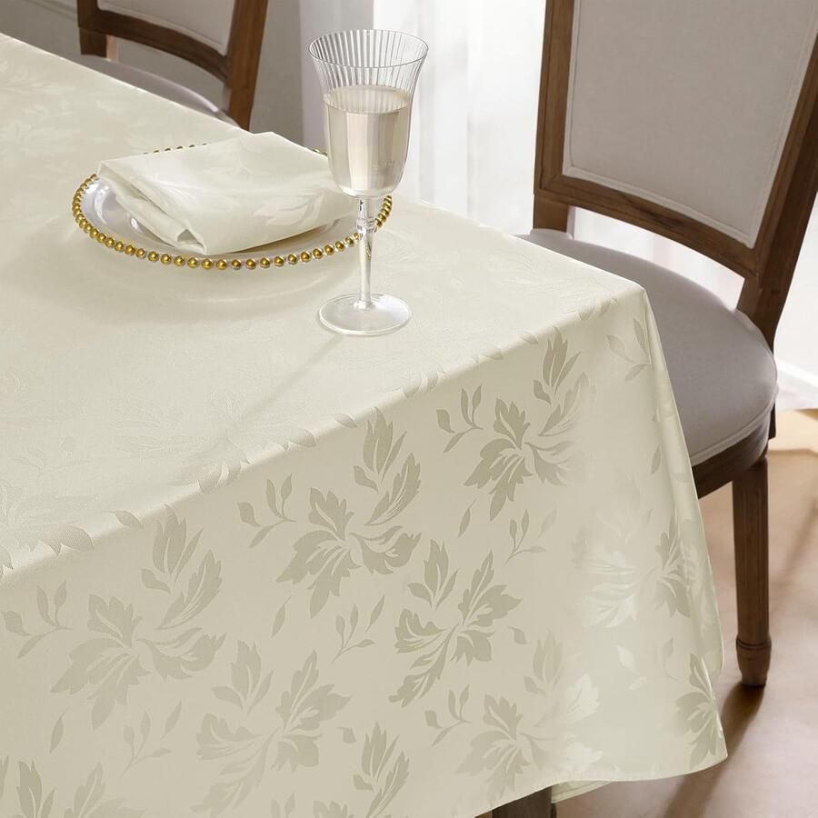 Elegant tafelkleed luxe uitstraling 1 stuk gerecycled polyester