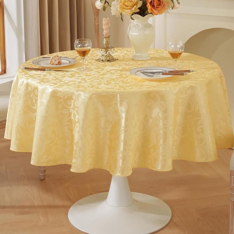 Elegant tafelkleed waterdicht bloemenpatroon 1 stuk polyester