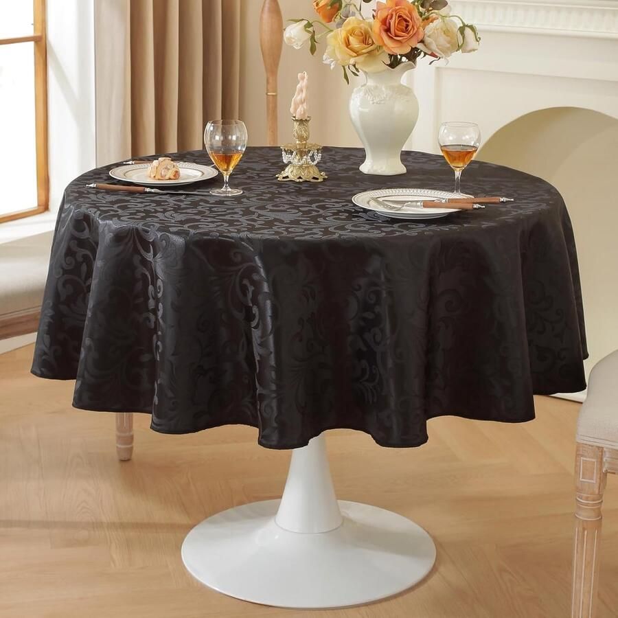 Elegant tafelkleed waterdicht bloemenpatroon 1 stuk polyester